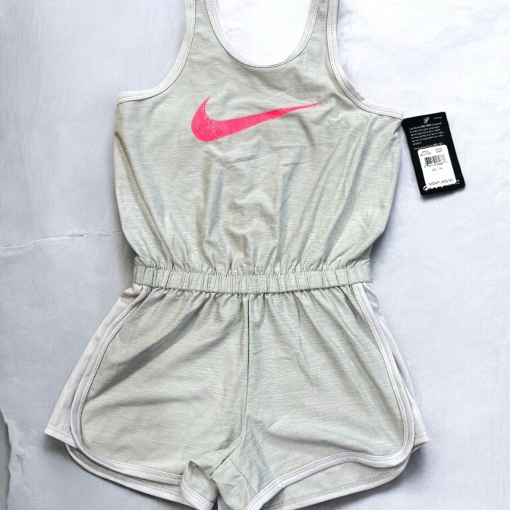 Nike Kids One Piece in Gray and Pink